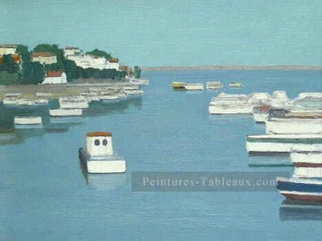 Paysage du quai œuvres - yxf001dC impressionnisme paysage marin